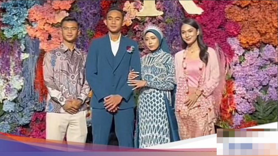 Momen Mesra Pratama Arhan dan Azizah di Pernikahan Rizky Ridho